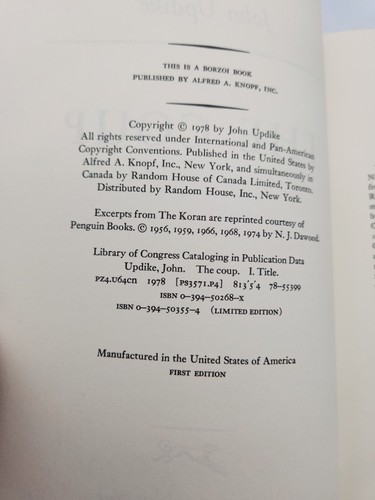 John Updike 7 Book Lot Hardcovers - Picture 23 of 24