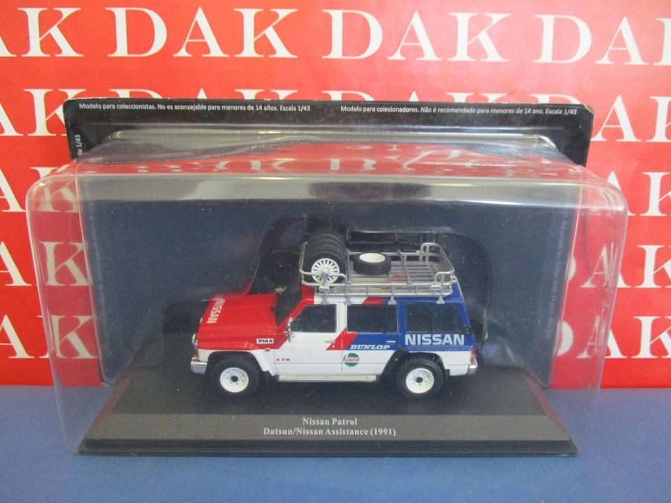 Die cast 1/43 Modellino Auto Nissan Patrol Datsun-Nissan Assistenza Rally 1991 - Immagine 4 di 4