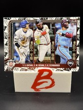 2025 Topps Baseball Series One Shohei Ohtani Marcell Ozuna Kyle Schwarber #144