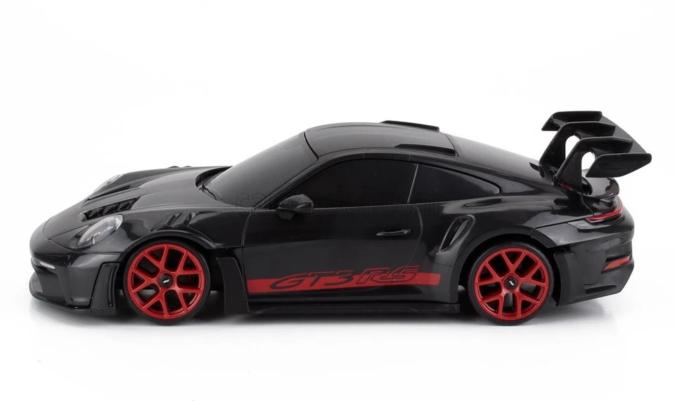 MODELLINO AUTO RADIOCOMANDATO MAISTO PORSCHE 911 992 GT3 RS COUPE 2022 NERO 1/24 - Immagine 3 di 4