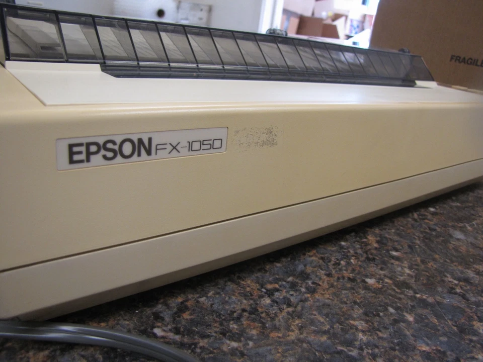 Vintage Epson FX-1050 Impact Dot Matrix Computer Printer- TESTED & WORKING! HJ27 - Image 2 of 4