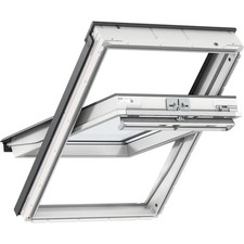 VELUX 78 x 118 cm GGU MK06 0070 White Maintenance Free Centre-Pivot Roof Window