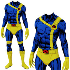 X-Men '97 Cyclops Cosplay Jumpsuit Scott Bodysuit Costume Adult Kids Halloween