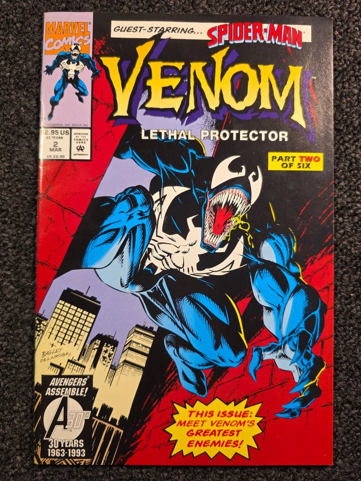 VENOM LETHAL PROTECTOR 1 2 3 4 5 6 NEWSTAND Complete SET Spider-man Carnage KEYS - Image 4 of 4