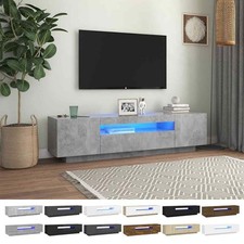 TV Schrank mit LED-Leuchten Lowboard Fernsehschrank mehrere Auswahl vidaXL