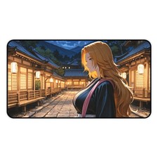 Anim Bleach Rangiku Desk Mat, Mouse Pad, Anime Waifu, Gamer Waifu