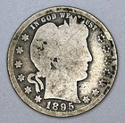 1895-O Barber Quarter 25C 90% Silver USA Coin New Orleans Tough Date