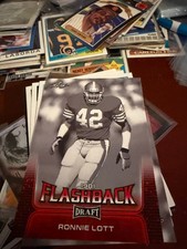 2020 Leaf Draft Football Red #97 Ronnie Lott San Francisco 49ers