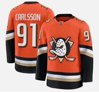 Leo Carlsson Ducks 2025/26 Home Premium Men´s Hockey Jersey JDJ5