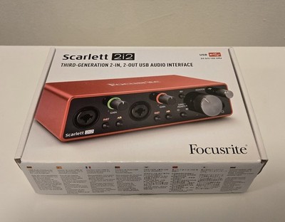 Focusrite Scarlett 2i2 3rd Gen 2-in, 2-out USB Audio Interface