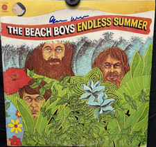 Brian Wilson Beach Boys Endless Summer VG 2LP R223559 USA 1974 Vinyl SIGNED Auto