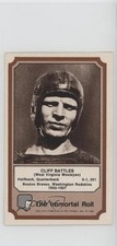 1974 Fleer Team Cloth Patch Stickers The Immortal Roll Cliff Battles HOF 4g8