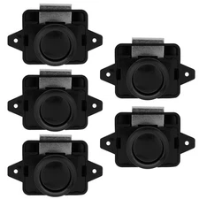 5PCS Push Button Latches Cabinet Door Catch Lock Keyless Push Button Lock for...
