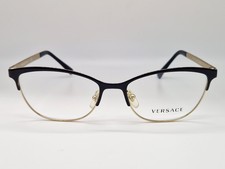 Image of VERSACE VE1251 1366 Eyeglasses Glasses Frames - Black Gold NEW Ex-display