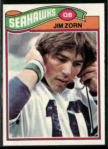 Jim Zorn #65 1977 Topps card