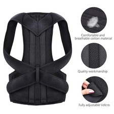 Adjustable Posture Corrector Low Back Support Shoulder Brace Belt for Men Women