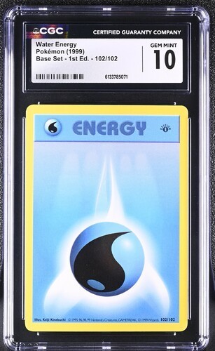 Water Energy (1st Edition) graded CGC 10 for sale on eBay