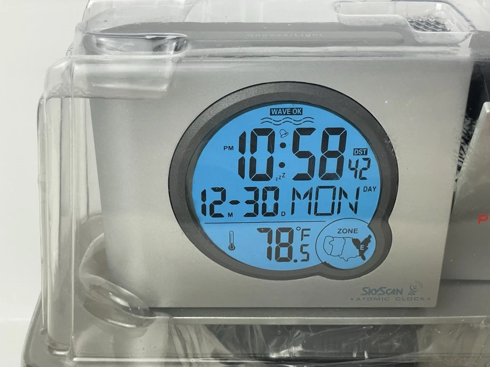 Atomic Projection Alarm Clock Equity La Crosse SkyScan 31269 LCD *SEALED* - Image 2 of 4