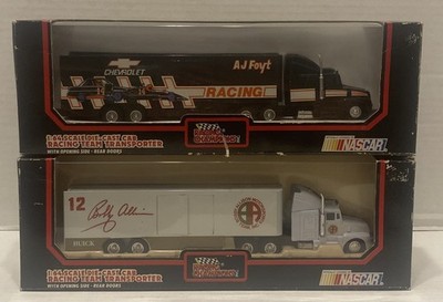 2 Racing Champions  Racing Team Transporter 1/64 AJ Foyt Bobby Allen NIB