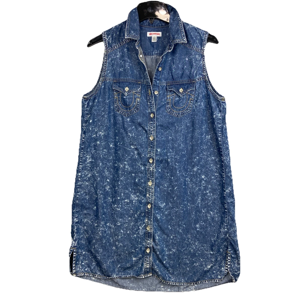 white christmas dresses Shoals Denim Maxi Shirt Dress in Light Indigo