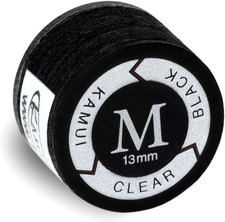 Pool Billiard CUE TIP Laminated Black 13 mm 1 Pc for Cue Stick Repair