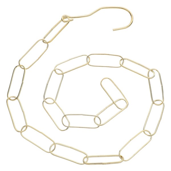 6 piezas de ropa de cadena de hierro para exhibición de mercado con gancho cadenas de disfraces
