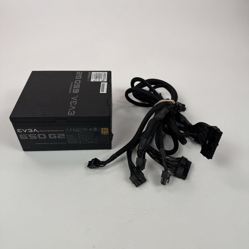 EVGA SuperNOVA 650 G2 650W 80 Plus Gold Fully-Modular Power Supply PSU