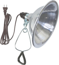 Clamp Lamp Light with Aluminum Reflector; 150W; UL Listed; 6- Foot Cord