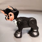 Marx 1950's Black Poseable Cat Figure Walt Disney Productions (NO TAIL)