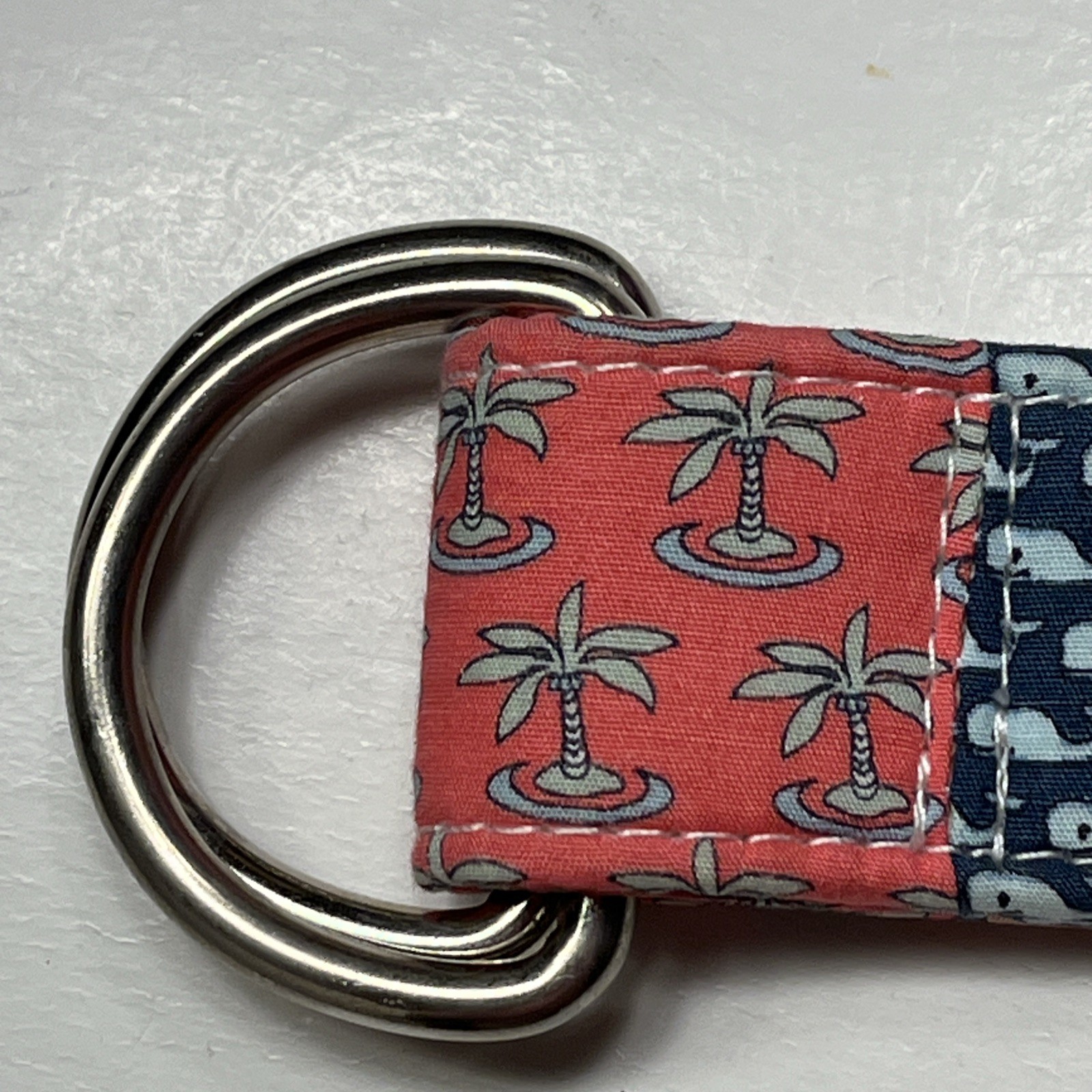 Vineyard Vines D Ring Patchwork Belt Men Small Pr… - image 4
