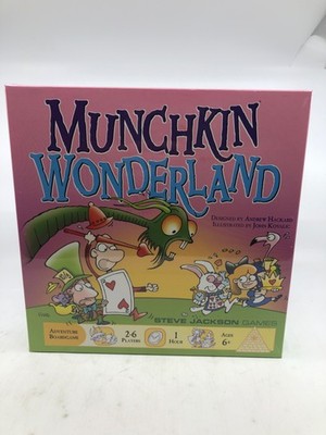 Munchkin Wonderland Steve Jackson Board Game
