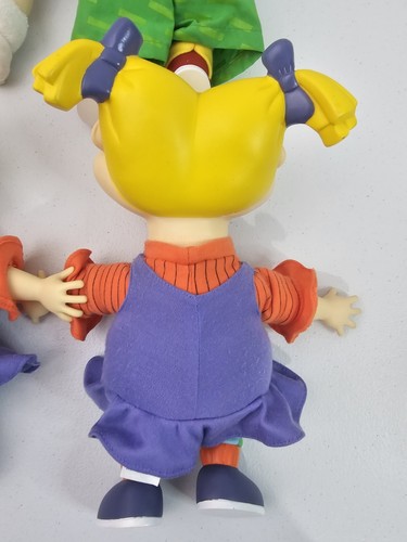 1997 Viacom Rugrats Applause Tomy Chuckie Angelica corpo morbido testa in vinile - Foto 14 di 23