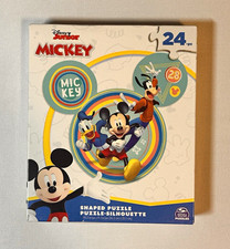 Disney Mickey Mouse Shaped Silhouette Puzzle - 24 Piece