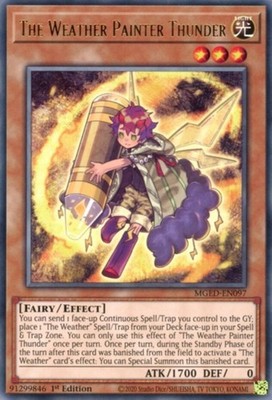 The Weather Painter Thunder - MGED-EN097 - Rare - 1st Edition - Lightly Played