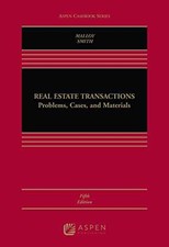 Real Estate Transactions: - Hardcover, by Malloy Robin Paul; - Acceptable n