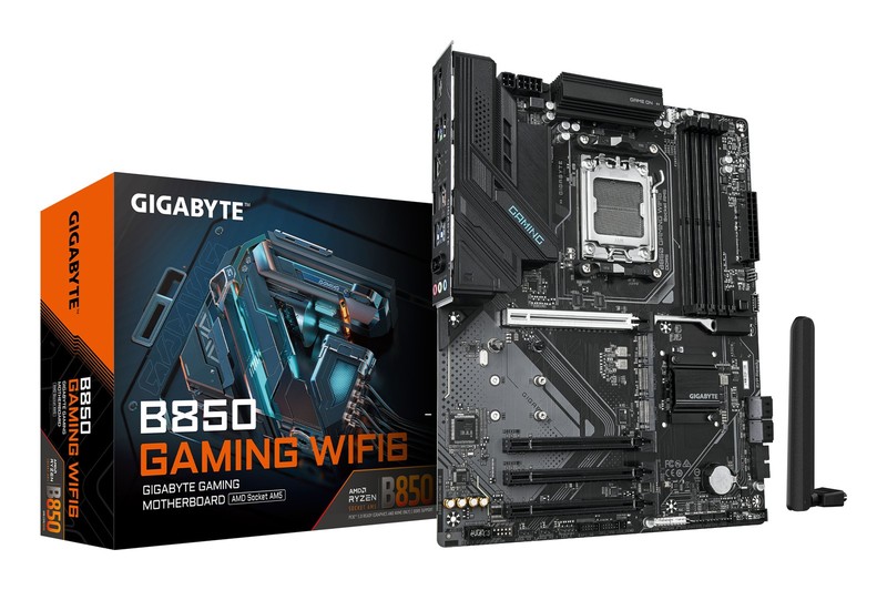 GIGABYTE B850 GAMING WIFI6 Motherboard - AMD Ryzen 9000 Series CPUs, - AM5
