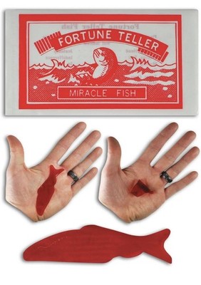 Fortune Teller Miracle Fish Red! Great fun party favor, gift, prize, magic trick