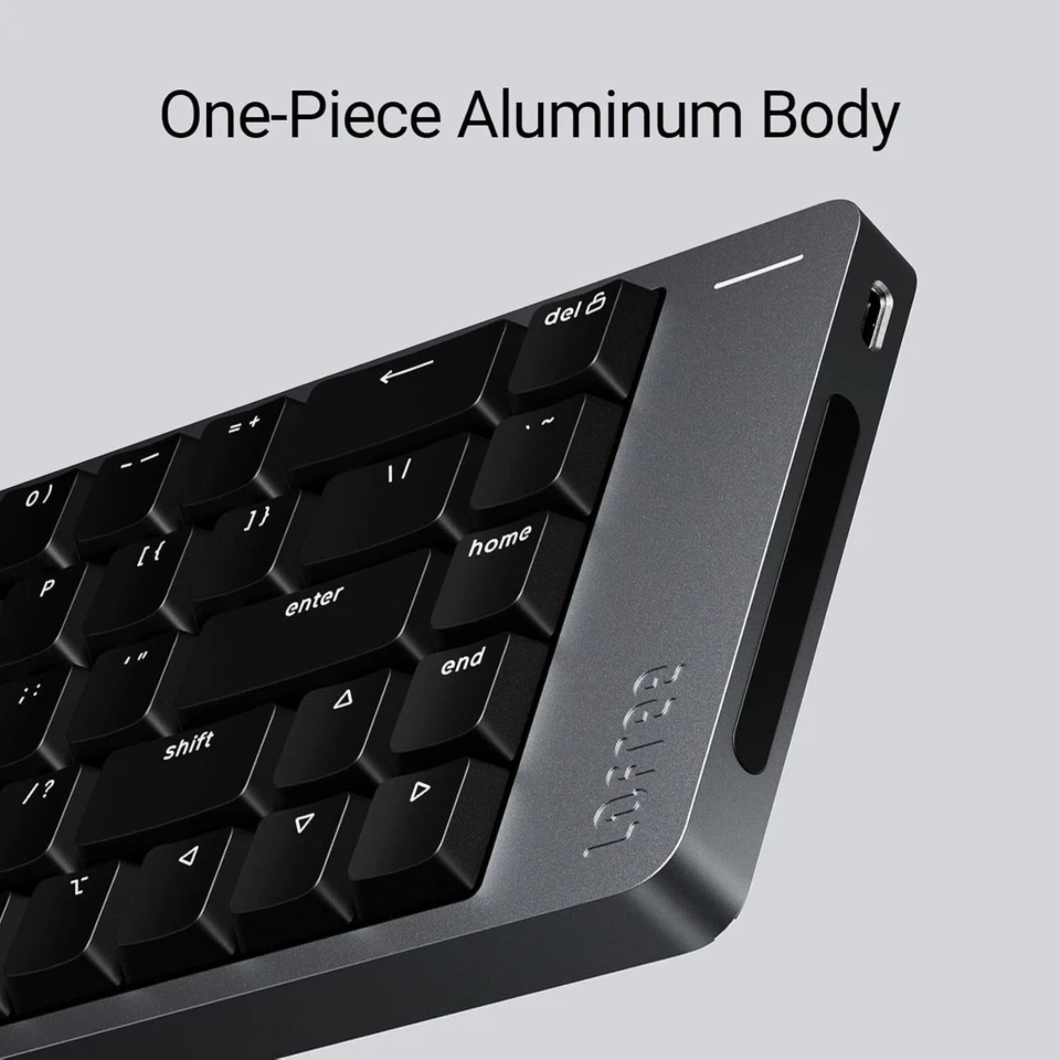 Lofree Flow 2 Low Profile Mechanical Keyboard - Silver - 84 keys US-Layout - Image 2 of 4