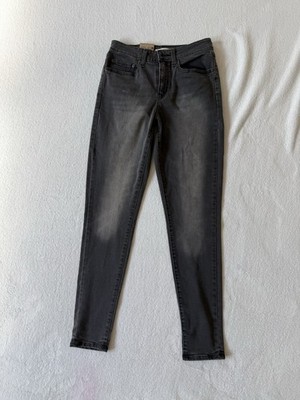 Levis Damen Jeans Hose 721 HIGH RISE Skinny Stretch W28 L28 grau Levi's
