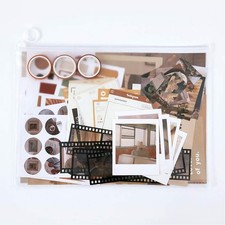 ZDOLAKIDS Kawaii Scrapbooking Materials Sticker Washi Tape Set Onesize, Brown
