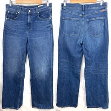 AYR The Secret Sauce Jeans Wide Leg Size 30 Blue Denim High Rise Comfort Style