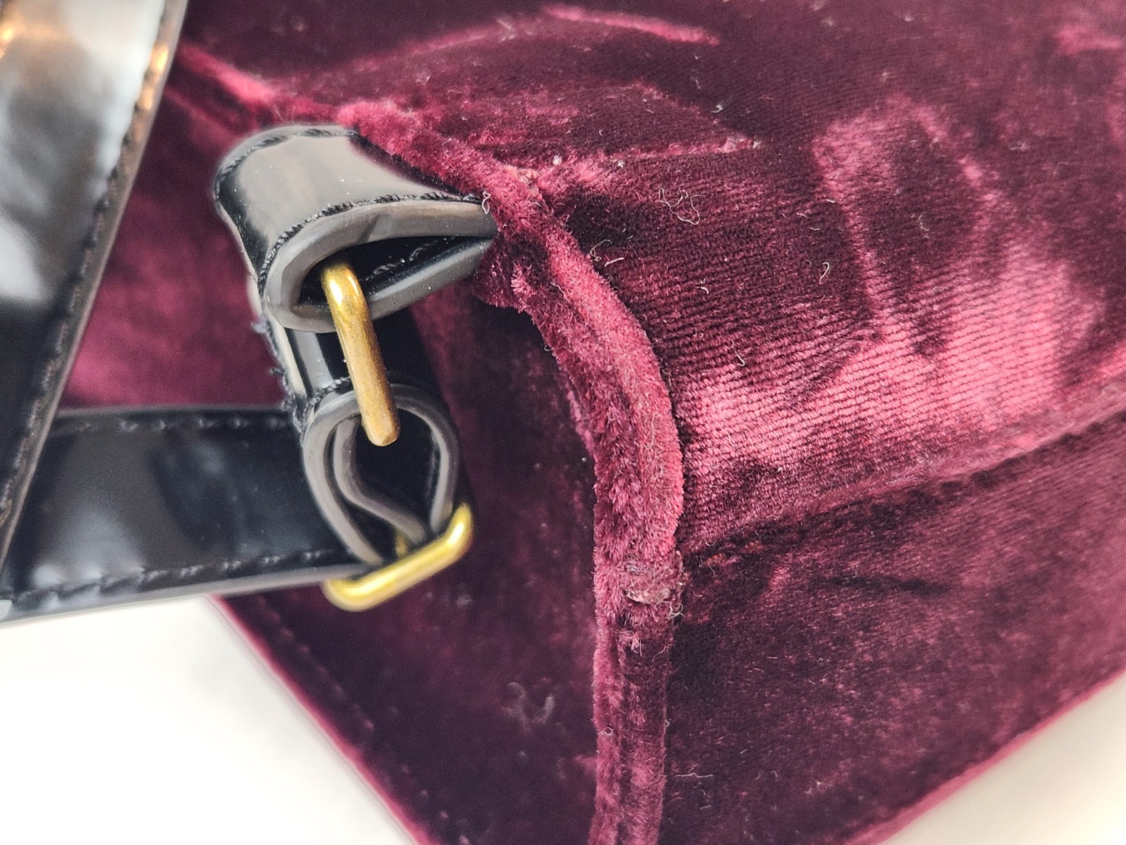 Authentic Dr.Martens Backpack Suede Burgundy Bag … - image 10