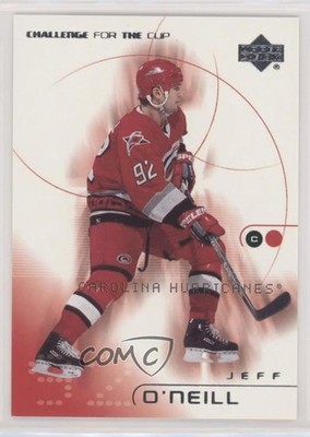 2001-02 Upper Deck Challenge for the Cup Jeff O'Neill #12 k2t