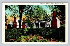 Tuscumbia AL-Alabama, Scenic View Birthplace of Helen Keller, Vintage Postcard