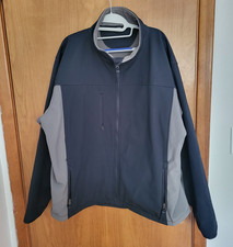 Cintas Men's Expedition Soft Shell Jacket 2XL-NWOT-80182-NAVY BLUE/CHARCOAL