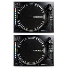 Reloop RP-8000 MK2 Coppia Giradischi Dj con integrazione Serato DJ Pro, Black