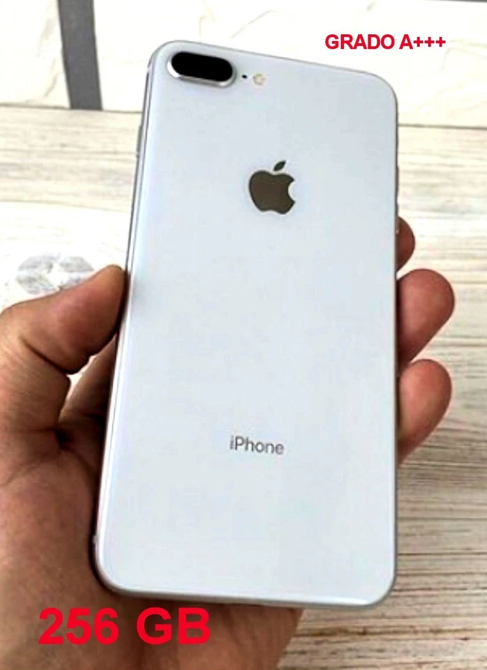 Apple iPhone 8 PLUS 256 GB SILVER ( Argento ) Grado A+++ Batteria 100% - Immagine 2 di 4