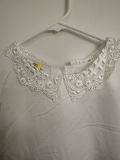 Girls White And Lace Formal Dress