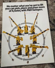 P&H Harnischfeger Swinger Hydraulic Crane Brochure AMIL25