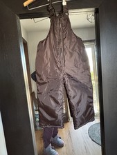 Carter s 3 Toddler Brown Ski/snow Overalls EUC